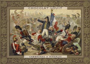 Pierre Cambronne, französischer General, in der Schlacht von Waterloo, 1815