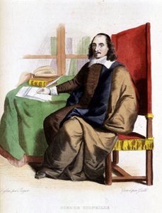 Pierre Corneille (1606 - 1684) - in Ed. Mennechet, „Le Plutarque français“ von French School