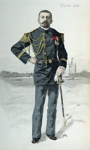 Pierre Loti (1850-1923), Titelillustration der La Revue Illustree, 1. Oktober 1889