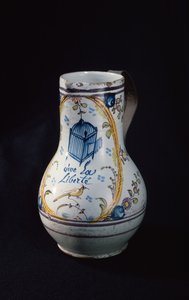Krug mit der Inschrift Vive la Liberte, 1789