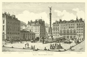 Place du Châtelet, 1820-1855 von French School