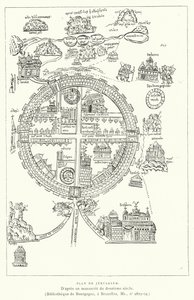 Plan von Jerusalem (Gravur)