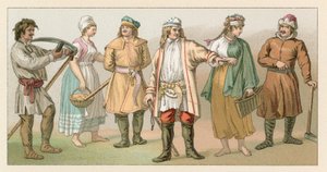 Polnische Tracht von French School