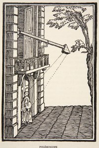 Polemoskop, Kopie von Boris Mestchersky, Illustration aus Histoire de la Nation Francaise, Sciences, Bände I & II, von Gabriel Hanotaux, 1924