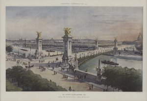 Pont Alexandre III, Weltausstellung 1900, Paris