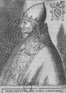 Papst Innozenz III. (Stich)