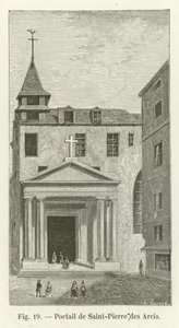 Portal von Saint-Pierre des Arcis von French School