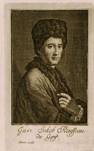 Porträt von Jean Jacques Rousseau (1712-1778)