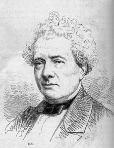 Porträt von Joseph Samson (1793-1871), französischer Schauspieler, Mitglied der Comédie Française. Gravur in „Le Monde Illustré“ Nr. 312 vom 4. April 1863