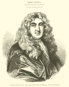 Porträt von Robert Nanteuil (Gravur) von French School