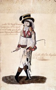 Ganzkörperporträt von Francois Athanase (Francois-Athanase) de Charette de la Contrie (1763-1796), royalistischer Anführer der Vendée - Musée Dobrée, Nantes