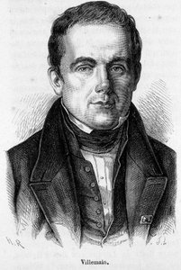 Porträt von Abel Francois Villemain, französischer Professor und Politiker (1790-1867) von French School