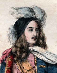 Porträt von Anne Hilarion de Costentin (Cotentin), comte de Tourville (1642-1701) (Amiral Tourville), französischer Marinekommandant