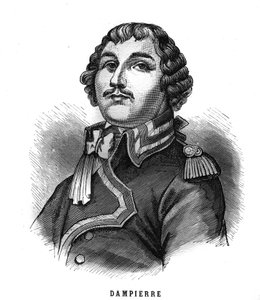 Porträt von Auguste Picot de Dampierre (1756-1793), General der Französischen Revolution. Gravur in „Les Illustrations De L