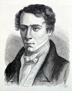 Porträt von Augustin Fresnel (1788-1827), französischer Physiker - in „Album of Science; illustrious scientists; Great discoveries“ 1896. von French School