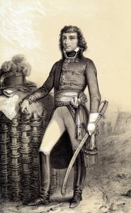 Porträt von Barthélemy Catherine Joubert, General Boer von Südafrika (1769-1799). In „Galerie historique de la Revolution française“ von Albert Morin von French School