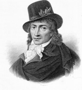 Porträt von Camille Desmoulins (1760-1794), französischer Publizist und Politiker - in „Revolution francaise“ von Thiers von French School