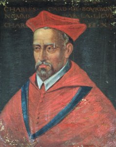 Porträt von Kardinal Charles de Bourbon (1523-90) 1617-38 von French School