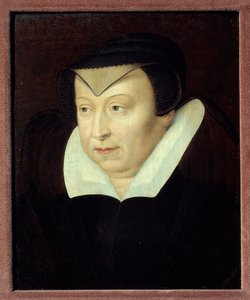 Porträt von Catherine de Medicis, Königin von Frankreich von French School