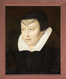 Porträt von Catherine de Medici von French School