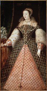 Porträt von Catherine de Medici von French School