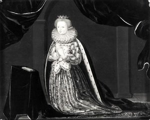 Porträt von Catherine von Kleve (1417-79) Herzogin von Guise von French School