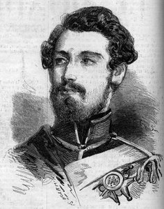 Porträt von Charles (Carl) XV (1826-1872), König von Schweden und Norwegen. Gravur in „Le Monde Illustré“ Nr. 119 vom 23. Juli 1859.