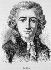 Porträt von Charles Alexandre de Calonne, französischer Politiker (1734 -1802) - in „L
