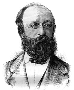 Porträt von Charles Demole (1828-1908), französischer Politiker. Gravur in „Le Monde Illustré“, 16. Januar von French School