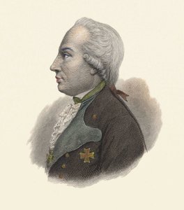 Porträt von Karl Wilhelm Ferdinand, Herzog von Braunschweig (1735-1806), preußischer General. in „Portraits des hommes utiles“ von French School