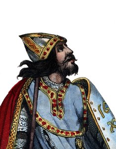 Porträt von Karl Martell (688-741), fränkischer Militär- und Politikanführer