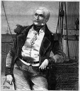 Porträt von Charles Napier (1786-1860), schottischer Admiral und Politiker. Gravur in „Le Monde Illustré“ Nr. 188 vom 17. November 1860. von French School