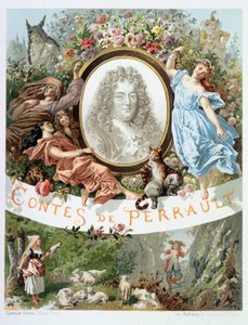 Porträt von Charles Perrault - Frontispiz der „Märchen von Perrault“