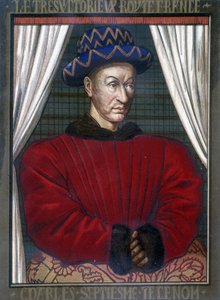 Porträt von Karl VII. (1403 - 1461), König von Frankreich