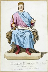 Porträt von Karl von Anjou