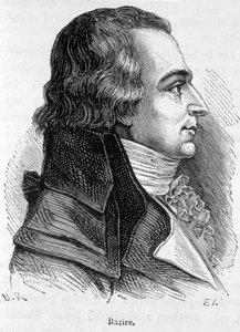 Porträt von Claude Basire oder Bazire (1764-1794), französischer Politiker - in „L