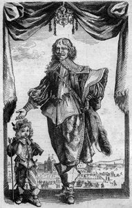 Porträt von Claude Deruet (1588-1660), französischer Maler. Gravur aus der „Histoire de la Gravure“ von Georges Duplessis von French School