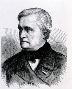 Porträt von Claude Pouillet, französischer Physiker (1790 - 1868) - in „Album der Wissenschaft; berühmte Wissenschaftler; Große Entdeckungen“ 1896.