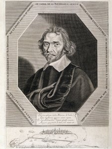 Porträt von Clement Metezeau, Architekt und Ingenieur des Königs, Erfinder des Damms durch den Kanal von La Rochelle, Jahre 1627-28 von French School