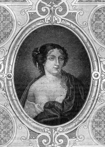 Porträt von Kunigunde (975-1039), Kaiserin des Westens - Gravur in „Histoire des papes-rois-reines-et-empereurs à travers les siècles“ von Maurice Lachatre von French School