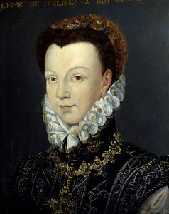 Porträt von Elisabeth de Valois (oder Elisabeth von Frankreich) von French School