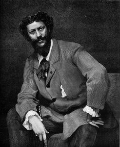 Porträt von Émile Auguste Carolus Duran (Charles Duran oder Carolus-Duran) (1837-1917), französischer Maler. Gravur von Valletta in „Das illustre Universum“ Nr. 1204 vom 24. April 1880. von French School