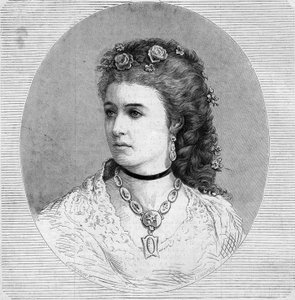 Porträt von Emma Albani (Marie Louise Emma Cécile Lajeunesse) von French School