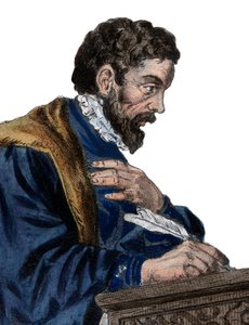 Porträt von Étienne Jodelle (1532-1573), französischer Dramatiker und Dichter
