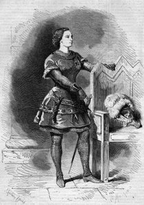Porträt von Felicita Vestvali (1824-1880), polnische Sängerin, in der Rolle des Romeo im ersten Akt von „Romeo und Julia“ an der Pariser Oper.