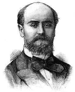 Porträt von Felix Granet (1849-1936), französischer Politiker. Gravur in „Le Monde Illustré“, 16. Januar
