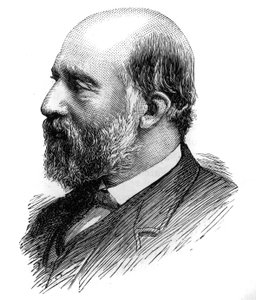 Porträt von Francois Ferdinand Philippe, Prinz von Joinville (1818-1900). Gravur in „Le Monde Illustré“, 26. Juni 1886 von French School