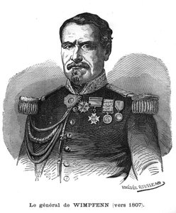 Porträt von Freiherr Emmanuel Felix von Wimpffen. von French School