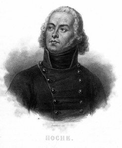 Porträt von General Lazare Louis Hoche (1768 - 1797) - in „Revolution francaise“ von Thiers von French School