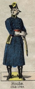 Porträt von General Louis Lazare Hoche (1768-1797) Bild von Epinal aus dem späten 19. Jahrhundert.